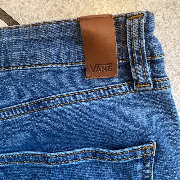 Vans Medium Wash Distressed Skinny Jeans - Picture 10 of 11